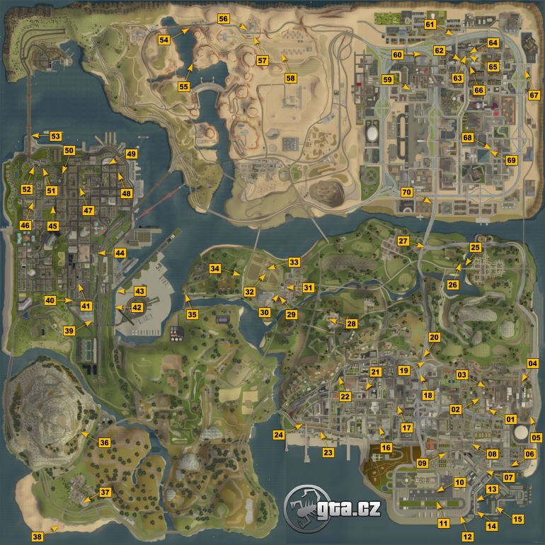 GTA 5: mapa dos resíduos nucleares